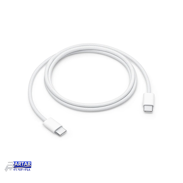 کابل شارژ اپل مناسب آیفون ۱۶ اورجینال دو سر تایپ سی - تصویر 3
