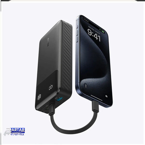 پاوربانک 30 وات انکر مدل A1384 ظرفیت 20000 میلی آمپر ساعت به همراه کابل USB-C - تصویر 3
