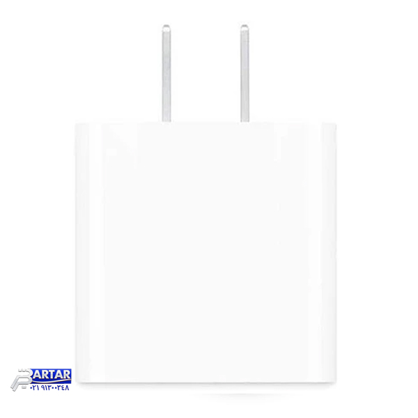 شارژر اپل توان 20 وات دو پین تخت اصل - تصویر 2