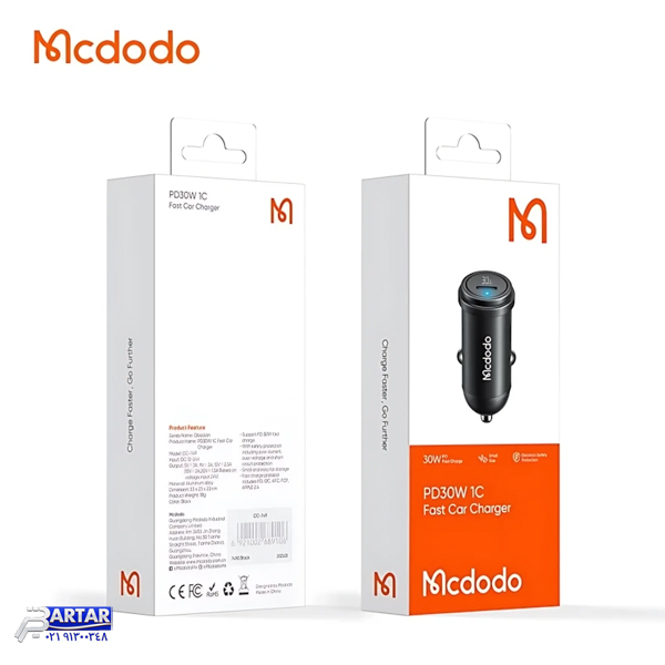 شارژر فندکی 30 وات مک دودو مدل CC-749 30W - تصویر 3