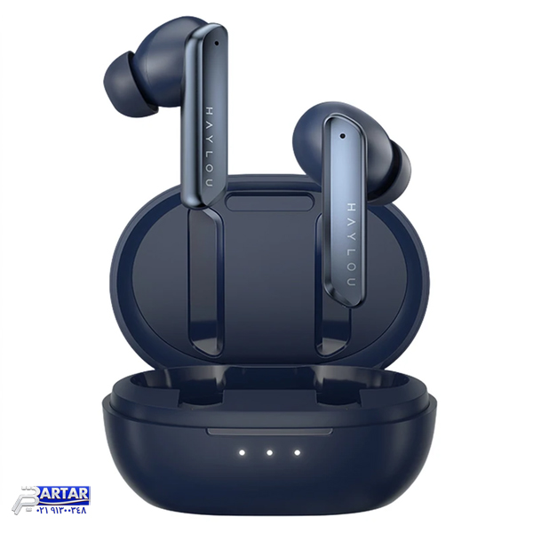 هدفون بلوتوثی هایلو مدل W1 با نویز کنسلینگ میکروفون، درگاه شارژ USB Type-C، دارای 4 میکروفون، پشتیبانی از فرمان لمسی، مقاومت در برابر رطوبت و عرق