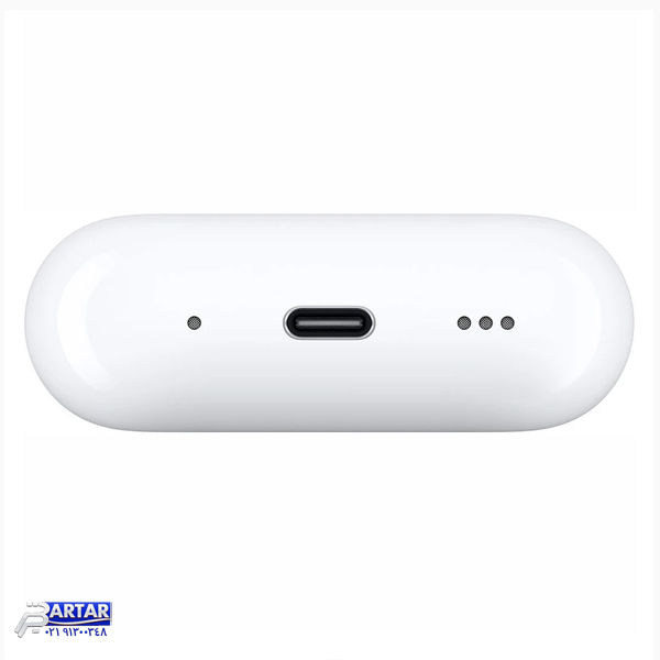 هدفون بلوتوثی اپل مدل AirPods Pro 2nd Generation با نویز کنسلینگ فعال (ANC)، نویز کنسلینگ میکروفون (ENC)، درگاه شارژ USB Type-C، با قابلیت شارژ بی‌سیم، دارای میکروفون دوگانه از نوع Beamforming، مقاومت در برابر رطوبت و عرق - تصویر 4