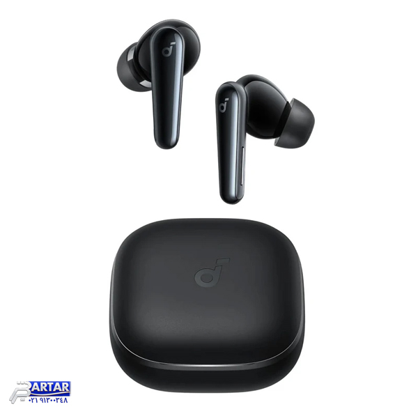 هدفون بلوتوثی انکر مدل Soundcore Liberty 5 با نویز کنسلینگ فعال (ANC)، درگاه شارژ USB Type-C، تا 30 ساعت زمان پخش موسیقی، دارای سنسور نوری داخل گوش و مقاوم در برابر رطوبت و عرق