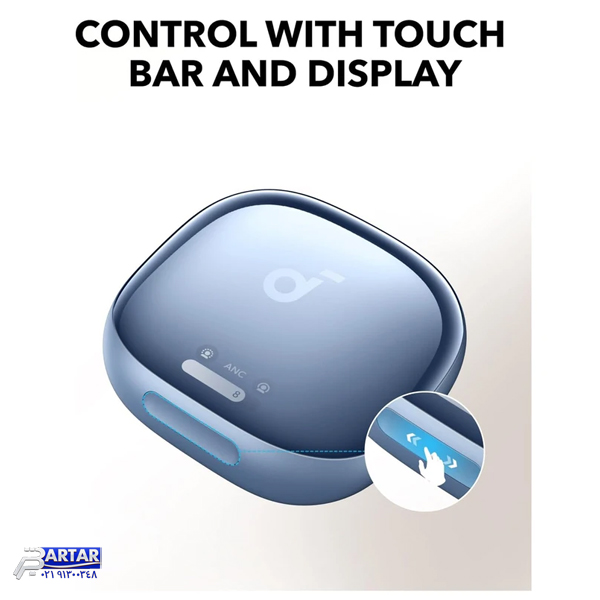 هدفون بلوتوثی انکر مدل Liberty 4 Pro دارای نویز کنسلینگ فعال (ANC)، درگاه شارژ USB Type-C، با قابلیت اتصال به چند دستگاه، پشتیبانی از فرمان لمسی، نمایشگر روی صفحه محفظه شارژ، نشانگر LED، مقاومت در برابر رطوبت و عرق